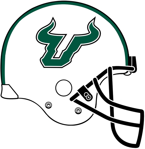 South Florida Bulls 2003-Pres Helmet Logo v2 diy fabric transfers